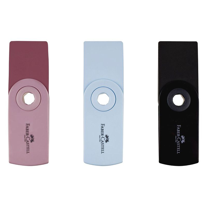 Ластик Faber-Castell "Sleeve Mini New", прямоугольный, 54*25*13мм, ассорти 