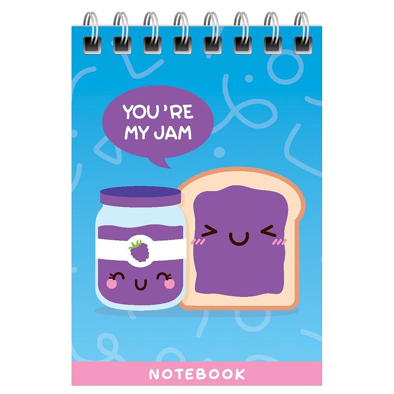 Блокнот А7 40л. на гребне BG "Funny picture"