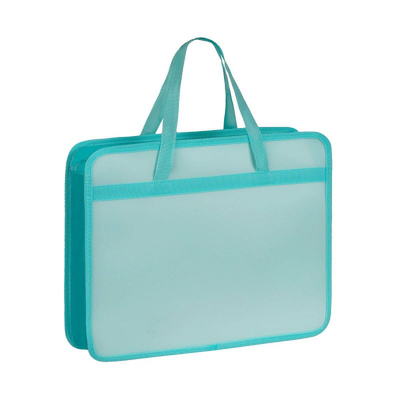 Папка с ручками А4 ArtSpace "Be Capy", пластик, на молнии, 75мм 