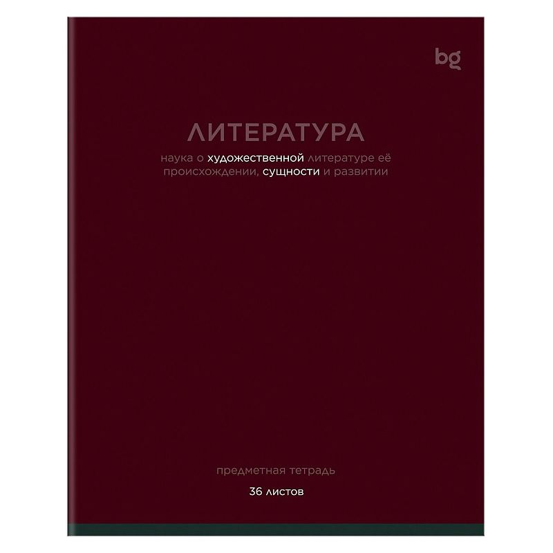 Тетрадь предметная 36л. BG "Сolor balance" - Литература, эконом
