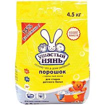 Порошок для машинной и ручной стирки Ушастый нянь, 4,5кг 