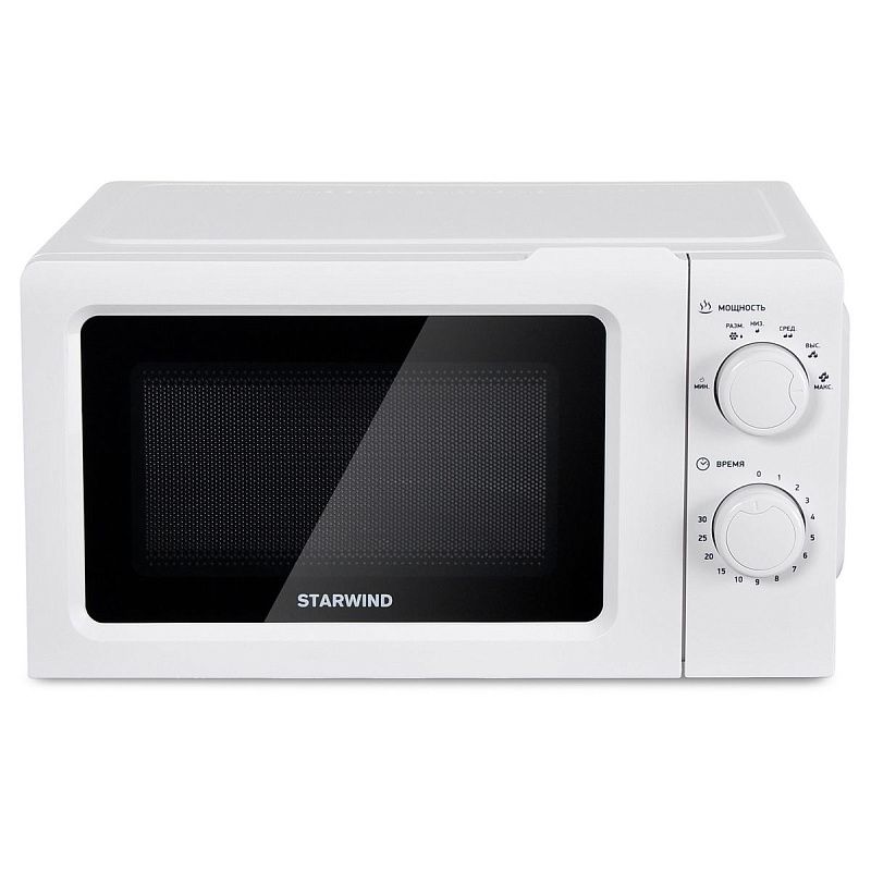 Микроволновая печь Starwind SMW3020, 20л, механическое управление, белая