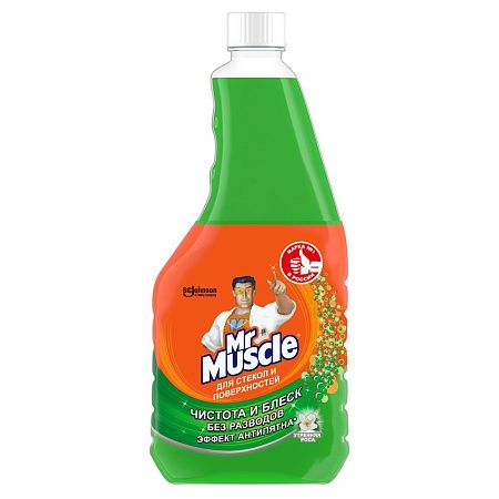 Средство для мытья стекол Mr.Muscle "Утренняя роса", 500мл, сменный флакон 