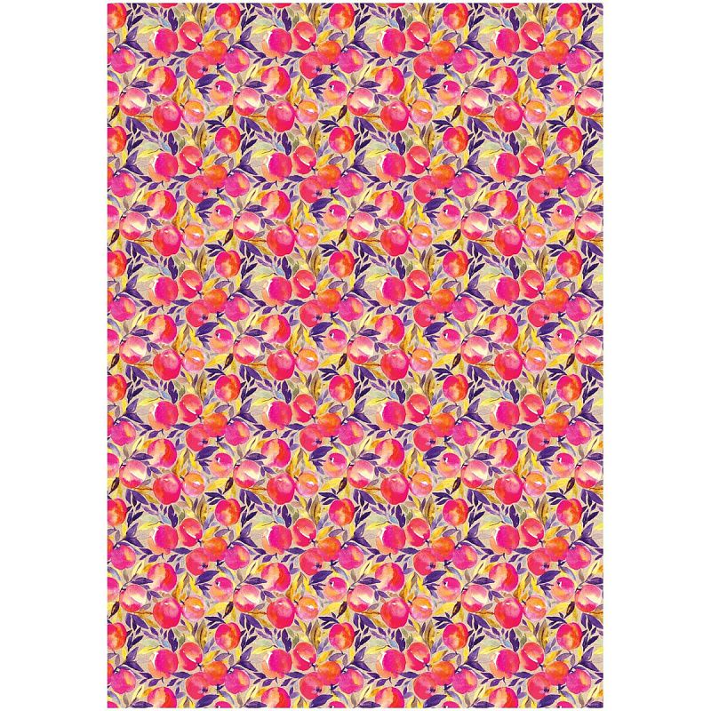 Упаковочная бумага крафт 70*100см, MESHU "Акварельные штрихи", 70г/м2, ассорти 5 дизайнов