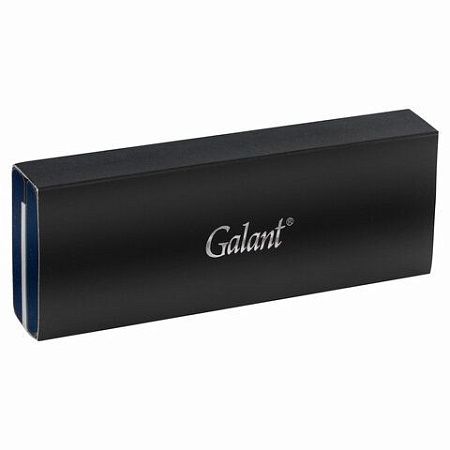 Ручка перьевая GALANT Versus, корпус золотистый, ежедневник недатированный А5 черный, пакет, 880906 