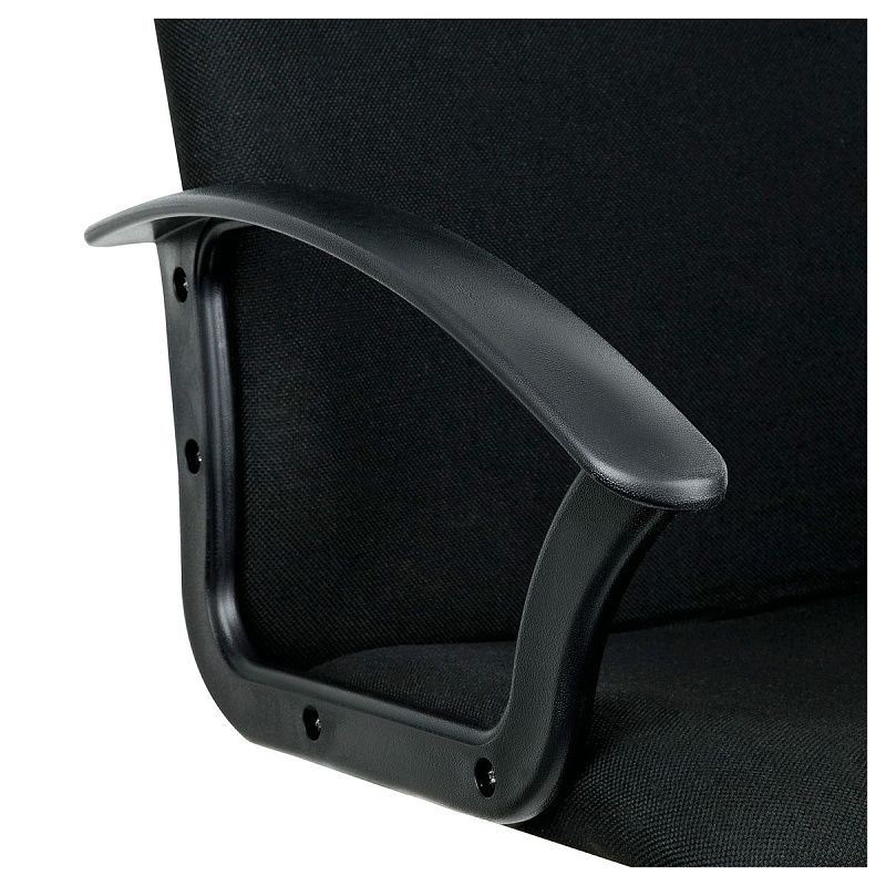 Кресло руководителя Helmi HL-E79 "Elegant" LTP, ткань черная, пиастра