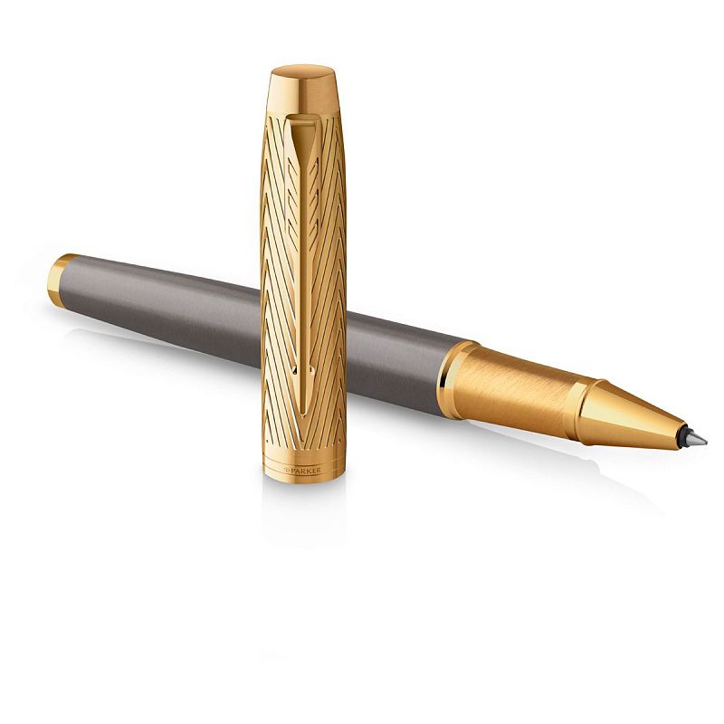 Ручка- роллер Parker "IM PRM ARROW GT" черная, 0,5мм, подарочная упаковка 