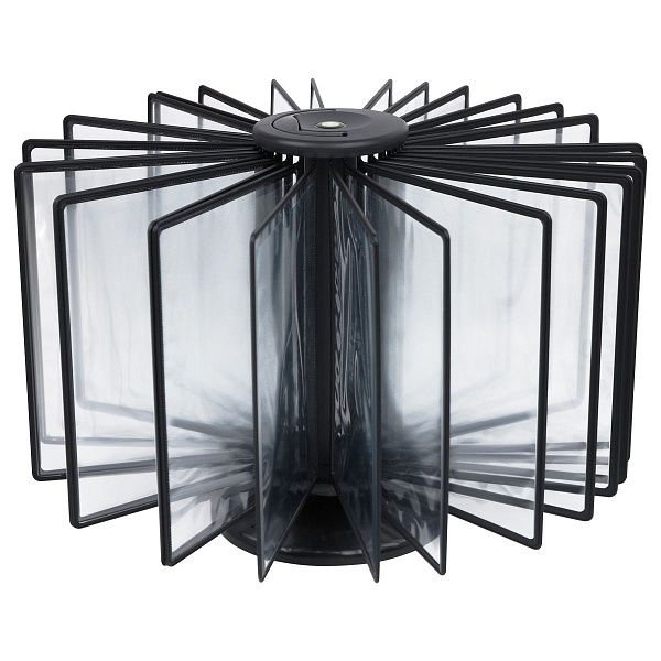 Демосистема настольная OfficeSpace с 30 черными панелями, вращающаяся