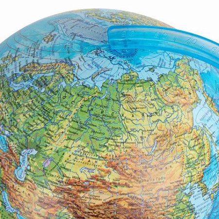Глобус физический GLOBEN "Классик Евро", диаметр 250 мм, с подсветкой, Ке012500189 