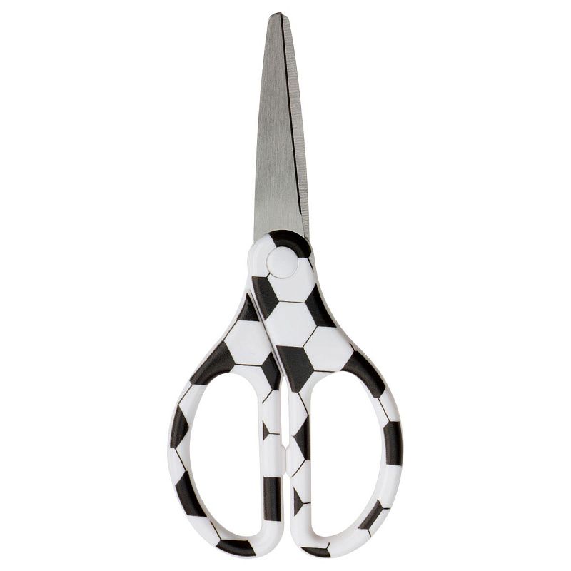 Ножницы детские Мульти-Пульти "Футбол" 14см, трай-ми кард, европодвес 