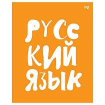 Тетрадь предметная 48л. BG "Домино" - Русский язык, пластиковая обложка
