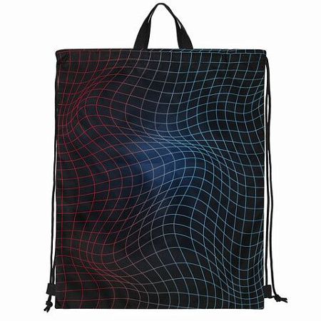 Мешок для обуви BRAUBERG большой удобный с ручкой, 51х41 см, "Neon web", 271596 