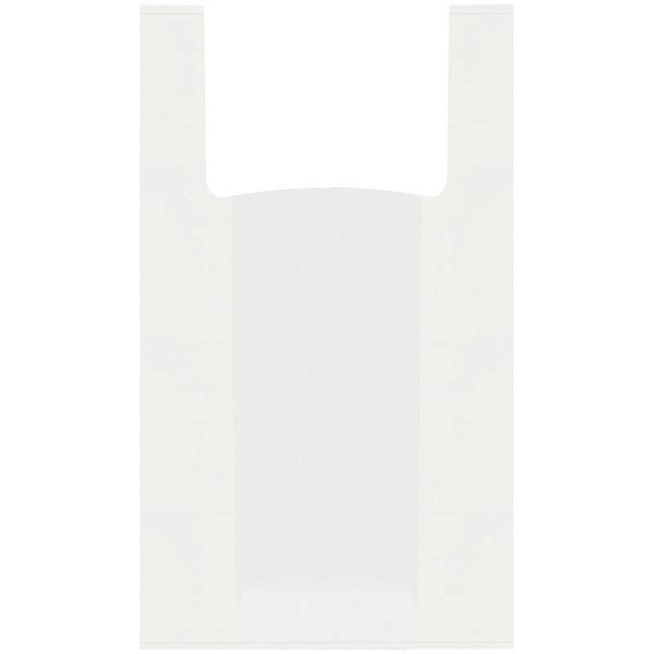 Пакет-майка OfficeClean, ПНД, 28+14*50см, 12мкм, белый