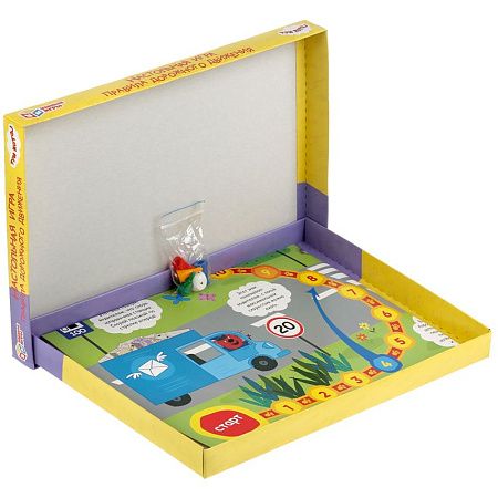 Игра настольная Умные игры "ПДД. Три кота", картонная коробка 