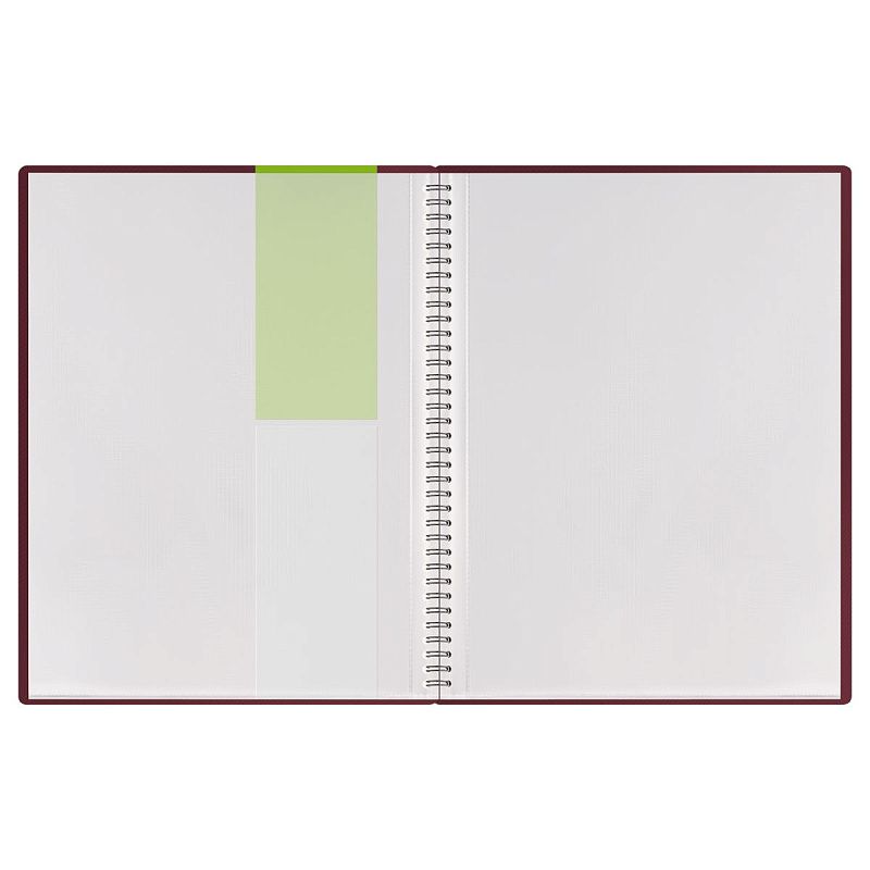 Папка с 30 вкладышами на гребне СТАММ "Диагональ" А4, 17мм, 700мкм, пластик, гранат 