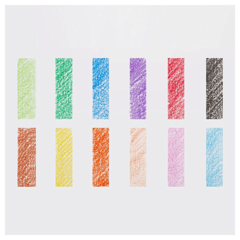 Карандаши восковые Faber-Castell, 12цв., выкручивающийся стержень, картон. упаковка, европодвес