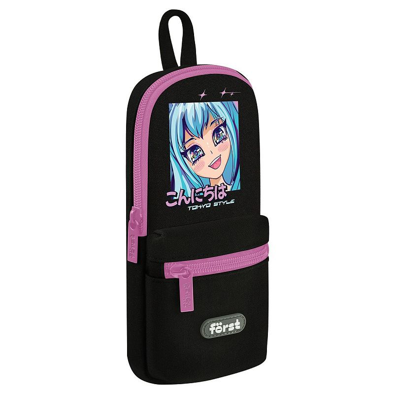 Пенал мягкий 1 отделение, 1 карман, 210*90*40 Först "Tokio style", текстиль