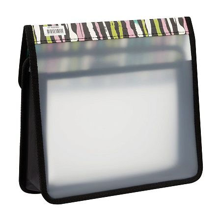 Папка для тетрадей 2 отделения, ArtSpace "Striped style", А5, пластик, на липучке 
