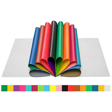 Цветная бумага мелованная А4, ArtSpace, двустор., 10л., 18цв., "Волшебная. Рыбка"