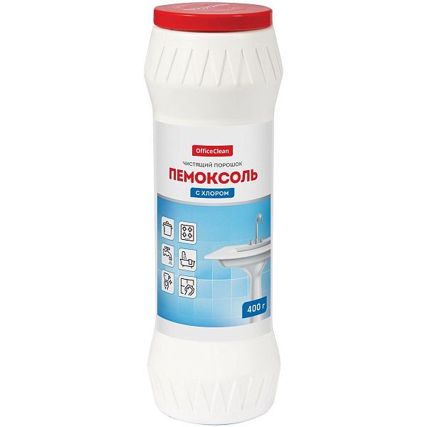 Средство чистящее OfficeClean "Пемоксоль" с хлором, порошок, 400г 