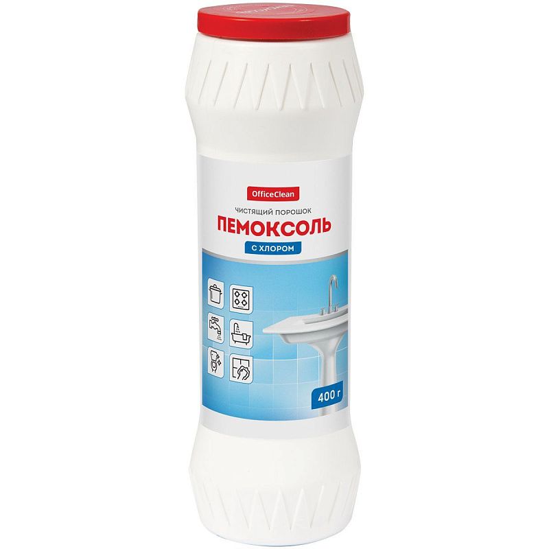 Средство чистящее OfficeClean "Пемоксоль" с хлором, порошок, 400г 
