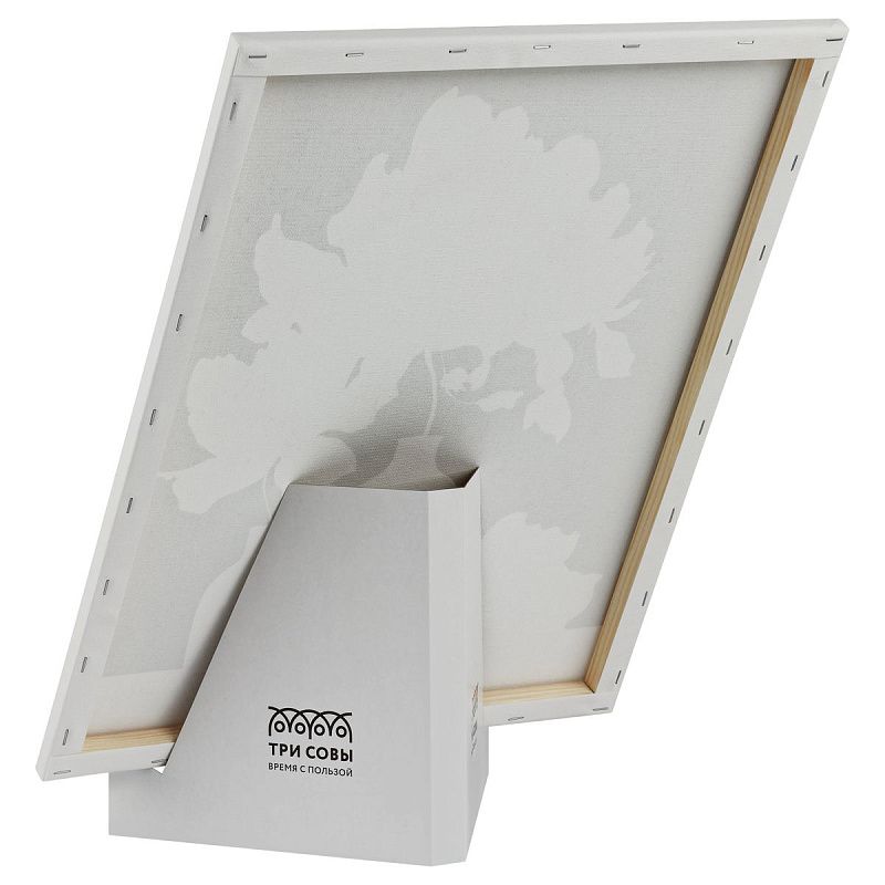 Картина по номерам на холсте с глиттером ТРИ СОВЫ "Натюрморт", 40*50, с акриловыми красками и кистями