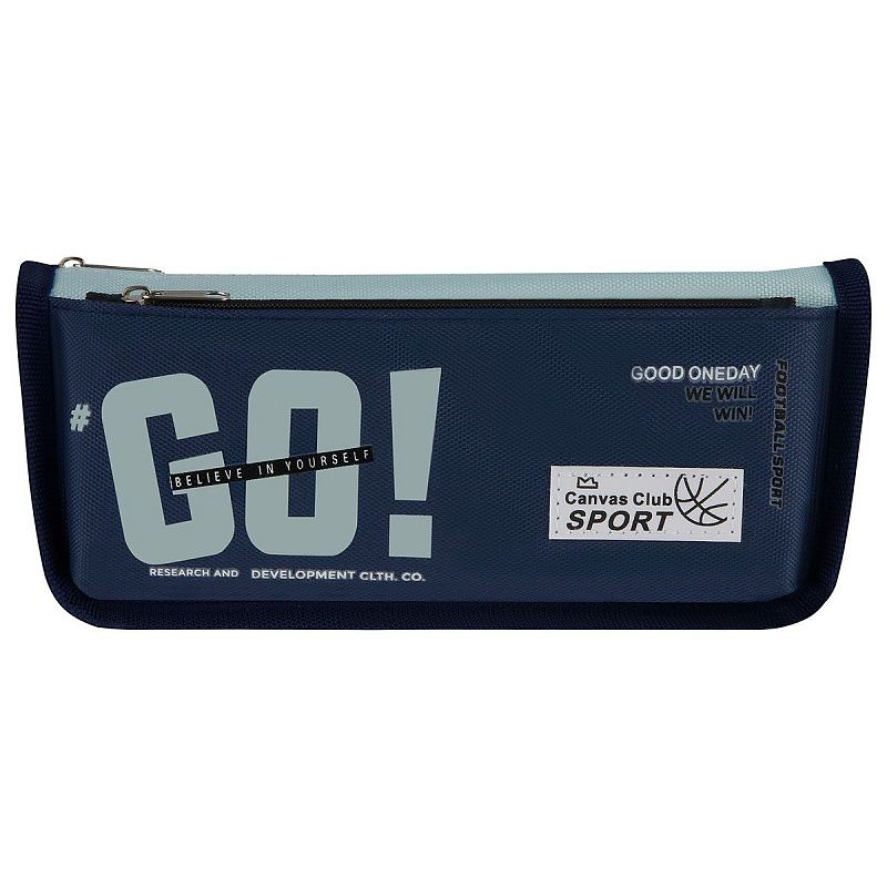 Пенал мягкий 215*90*55 MESHU "Go", полиэстер 