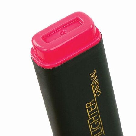 Текстовыделитель BRAUBERG "ORIGINAL", РОЗОВЫЙ, линия 1-5 мм, 151683 