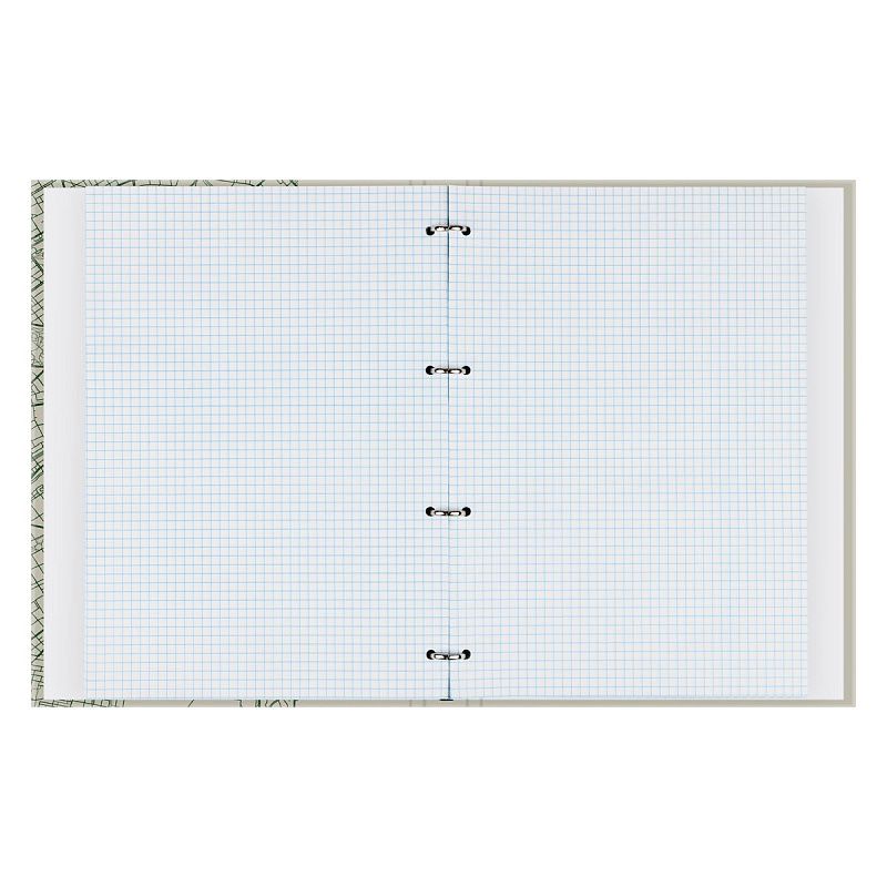 Тетрадь на кольцах А4, 100л., BG "Карта города", матовая ламинация