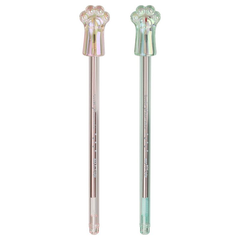 Ручка шариковая MESHU "Pads" синяя, 0,5мм, корпус ассорти, с топпером 