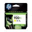 Картридж струйный HP (CD974AE) Officejet 6000/6500/7000, №920, желтый, оригинальный, ресурс 700 стр.