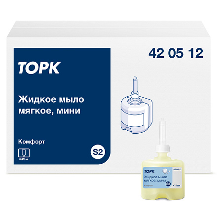 Картридж с жидким мылом Tork "Advanced"(S2), (для кода 153089), 0,475л, мягкое 