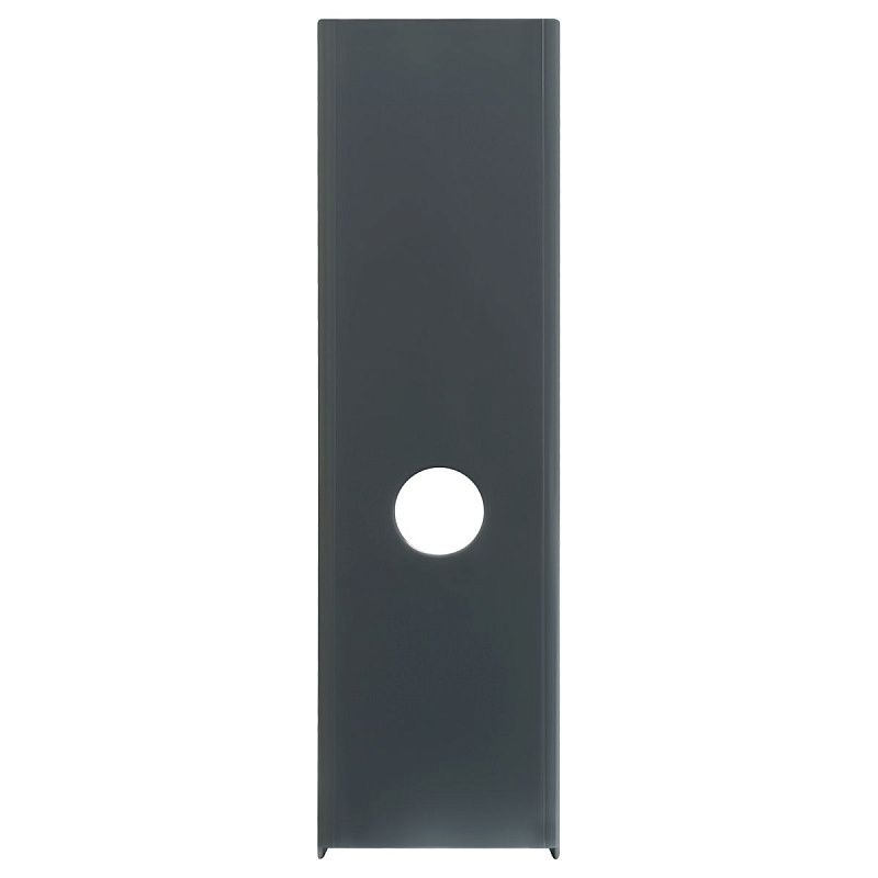 Лоток для бумаг вертикальный СТАММ "Актив", серый, ширина 70мм