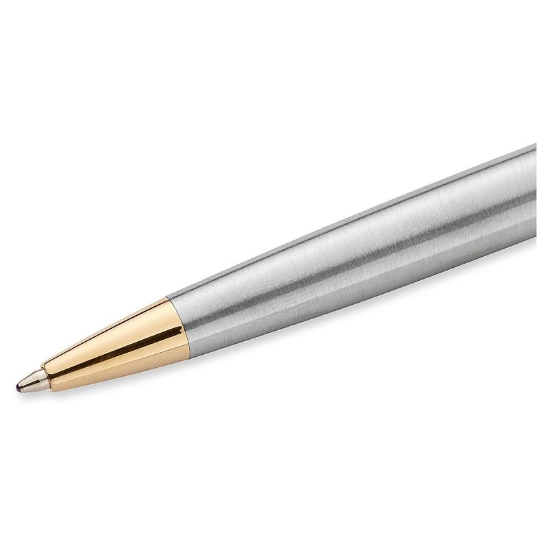 Ручка шариковая Waterman "Hemisphere Stainless Steel GT" синяя, 1,0мм, подарочная упаковка 
