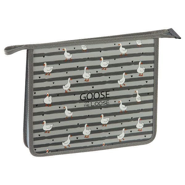 Папка для тетрадей 1 отделение, ArtSpace "Geese", А5, пластик, на молнии