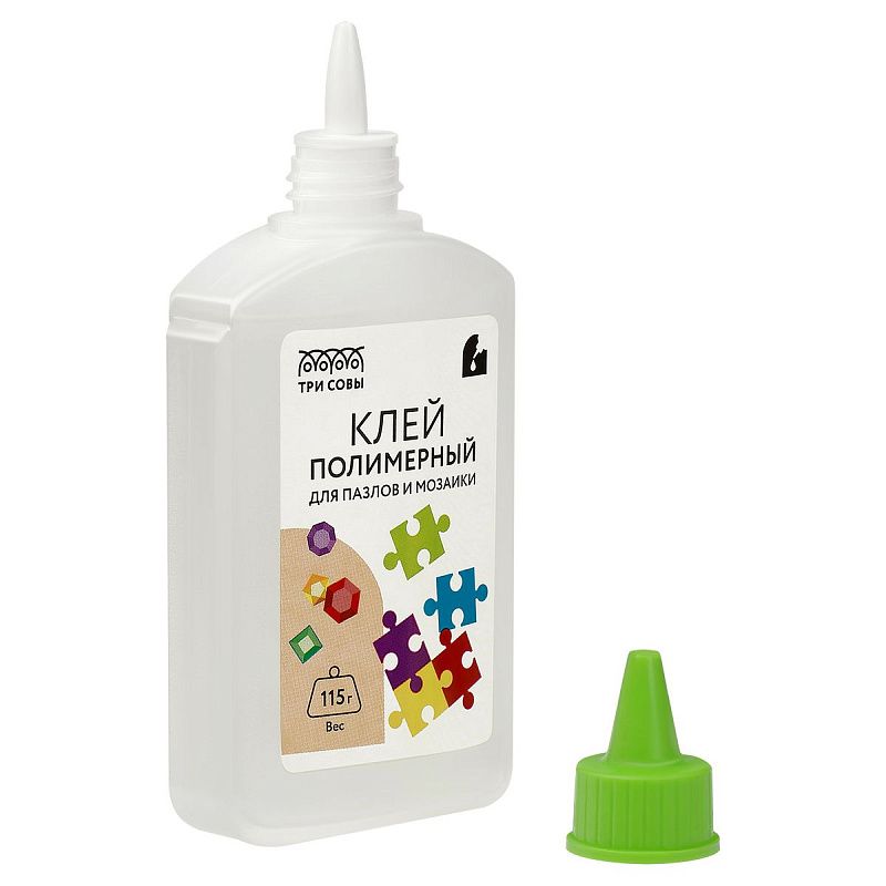 Клей для пазлов и алмазной мозаики ТРИ СОВЫ, 115г