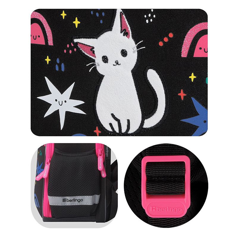 Ранец Berlingo Expert Mini "Funny colors" 36*27*14см, 2 отделения, 2 кармана, анатомическая спинка 