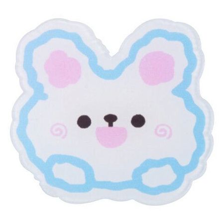 Пенал BRAUBERG, 1 отделение, полиэстер, Sweet bunny, белый, 19х4х6 см, 272304 