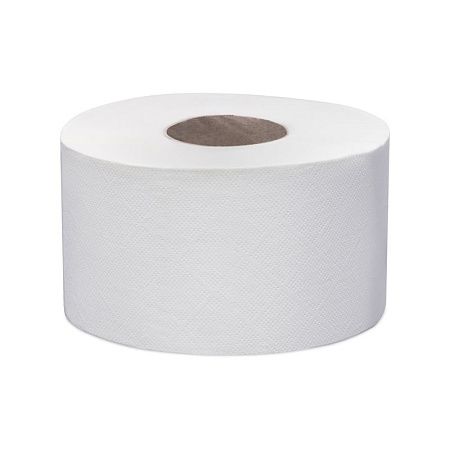Бумага туалетная Focus Eco Jumbo, 1 слойн, 200м/рул., тиснение, белая 