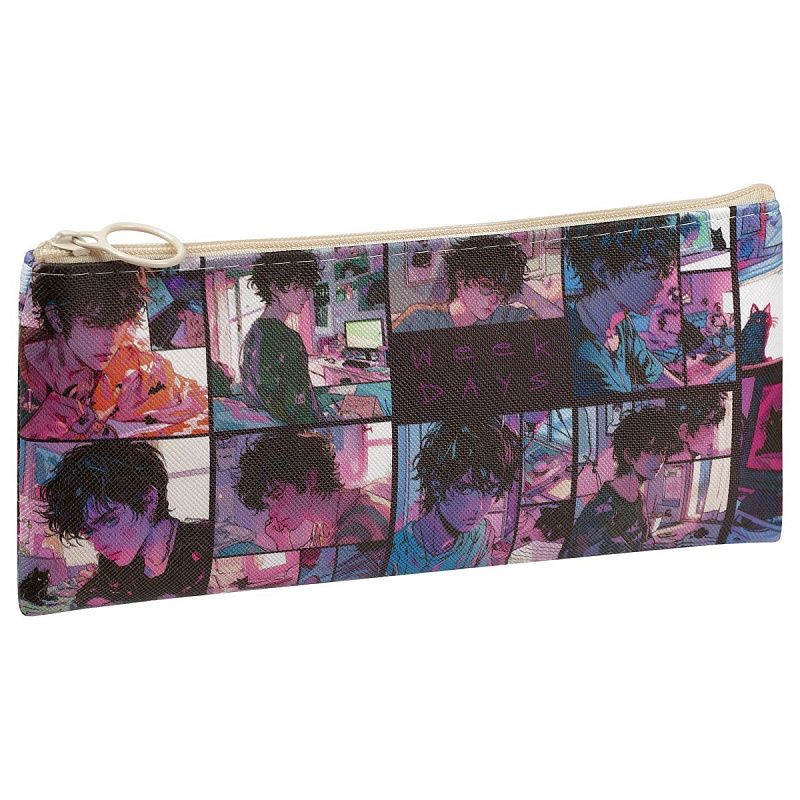 Пенал мягкий 200*100 MESHU "Daily", искусственная кожа