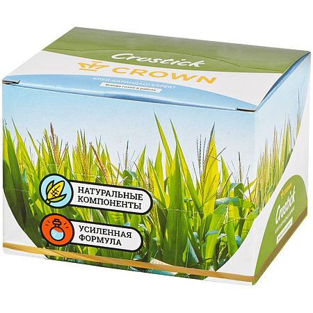 Клей-карандаш Crown "Expert", 08г, ПВП