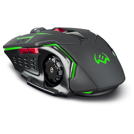 Мышь беспроводная Sven RX-G930W, бесшумная работа кнопок, подсветка, черный, 5btn+Roll