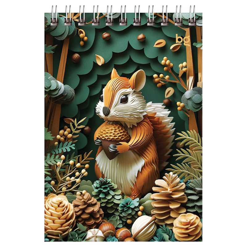 Блокнот А6 40л. на гребне BG "Paper art"