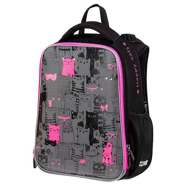 Ранец Berlingo Expert "Happy Cats" 37*28*16см, 2 отделения, 2 кармана, анатомическая спинка