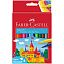 Фломастеры Faber-Castell "Замок", 24цв., смываемые, картон, европодвес