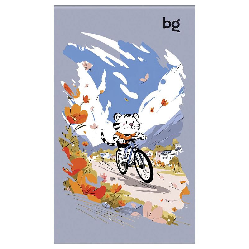 Блокнот А7 48л. на склейке BG "В движении"