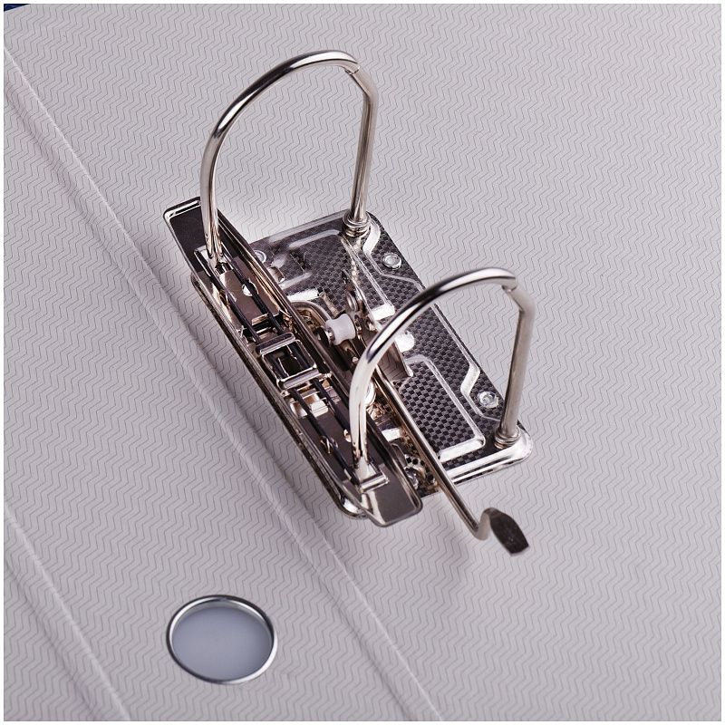 Папка-регистратор OfficeSpace 70мм, мрамор, синяя 