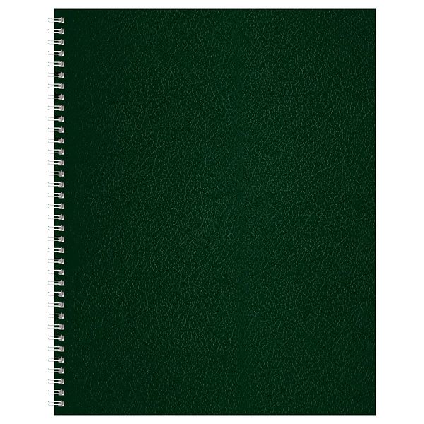 Тетрадь 96л., А5, клетка на гребне BG, бумвинил, зеленый