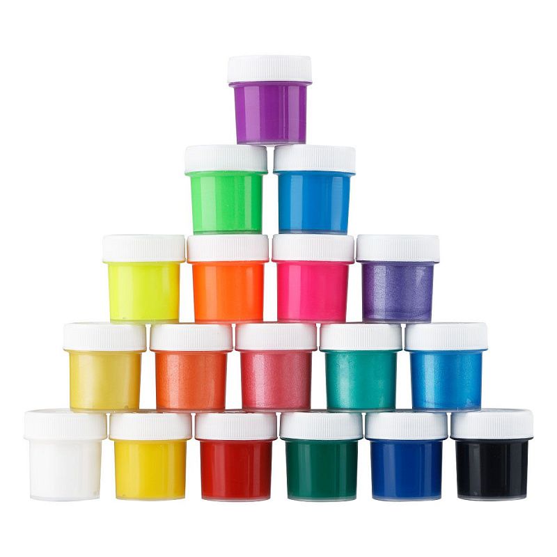 Гуашь Гамма "Оранжевое солнце", 18 цветов (6 перламутр.+ 6 классич.+ 6 флуор.), картон. упаковка