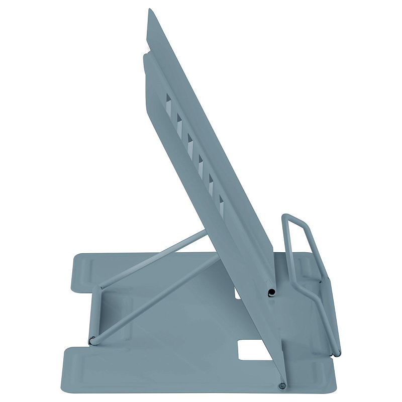 Подставка для книг СТАММ, металлическая, регулируемый угол наклона, серая 